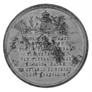 1865. 1ső Ferenc Jósef Auszt. Csász. Magyara Orsz. Királya - Emlék 1865 június 6ára ...
