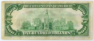 Amerikai Egyesült Államok / Ohio / Cleveland 1929. 100$ 
