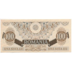 Románia 1947. December 5. 100L U. 10 338699 T:AU sarokhajlás / Romania 1947. 5th of Decembre 100 Lei U. 10 338699...