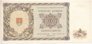 Slovaquie 1944. 5000K 