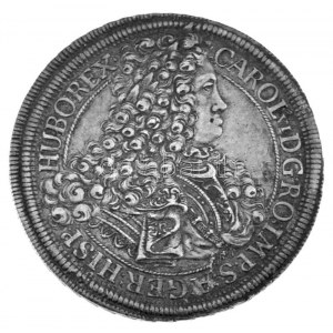 Ausztria 1717. Tallér Ag VI. Károly (28,61g) T:XF patiniert / Österreich 1717. Thaler Ag Karl VI (28,61g) C...