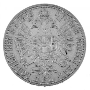 Autriche 1878. 1Fl Ag 