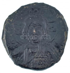 Bizánci Birodalom / Konstantinápoly / II. Baszileosz 976-1025. Follis di bronzo (7,83 g) T:VF / Impero Bizantino ...