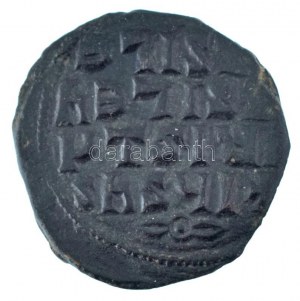 Bizánci Birodalom / Konstantinápoly / II. Baszileosz 976-1025. Follis di bronzo (7,83 g) T:VF / Impero Bizantino ...