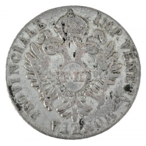 Olasz Államok / Velence / osztrák provincia 1800. 1L Ag II. Ferenc (4,75g) T:VF anyaghiba, patina Italian States ...