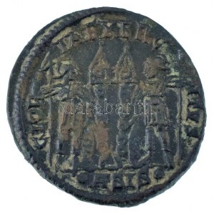 Római Birodalom / Siscia / I. Constantinus 334-335. Follis (2,15g) T:AU,XF Cesarstwo Rzymskie / Siscia / Konstantyn I 334...