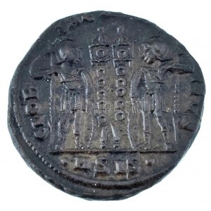 Római Birodalom / Siscia / I. Constantinus 334-335. Follis (2,50g) T:AU Římská říše / Siscia / Constantinus I 334-335...