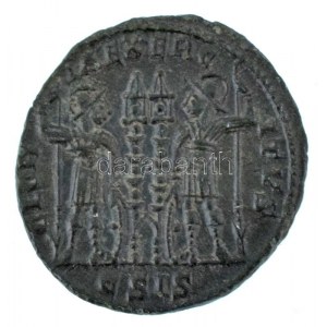 Római Birodalom / Siscia / I. Constantinus 335-337. Follis (2,02g) T:AU Římská říše / Siscia / Constantinus I 335-337...