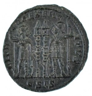 Római Birodalom / Siscia / I. Costantino 335-337. Follis (2,02 g) T:AU Impero romano / Siscia / Costantino I 335-337...