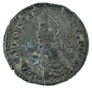Római Birodalom / Siscia / II. Costanzo 348-350. AE Follis di bronzo (2,89g) T:AU,XF / Impero romano / Siscia ...