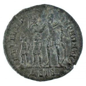 Római Birodalom / Siscia / II. Costanzo 348-350. AE Follis di bronzo (2,89g) T:AU,XF / Impero romano / Siscia ...