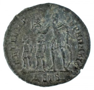 Római Birodalom / Siscia / II. Constantius 348-350. AE Follis bronz (2,89g) T:AU,XF / Römisches Reich / Siscia ...