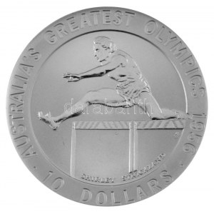 Ausztrália 1996. 10$ Ag Shirley Strickland - Auszrália Legnagyobb Olimpikonjai T:PP Australien 1996. 10 Dollars Ag ...
