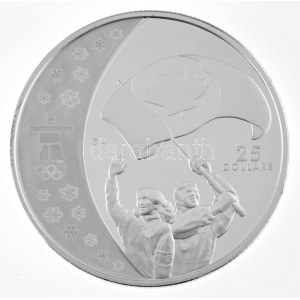 Kanada 2007. 25$ Ag A vancouveri Téli Olimpia 2010 / Sportolói büszkeség forgalomba nem került...