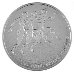 Lettország 2012. 1L Ag Olimpiai Játékok 100 éves évfordulója T:PP Latvia 2012. 1 Lats Ag 100 lat Igrzysk Olimpijskich...