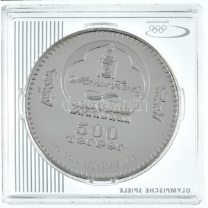 Mongolia 2006. 500T Ag Olimpiai játékok 2008 kapszulában T:PP / Mongolia 2006. 500 Tögrög Ag Olimpiadi 2008...