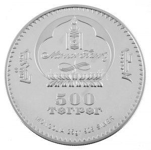 Mongólia 2007. 500T Ag 