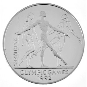 Seychely-szigetek 1993. 25R Ag Olimpiai Játékok 1992 - Gimnasztika T:PP / Seychelles 1993. 25 Rupees Ag ...