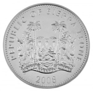 Sierra Leone 2008. 10$ Ag 
