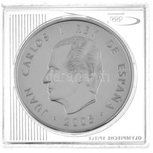 Spanyolország 2005. 10E Ag Torinói Téli Olimpia 2006 kapszulában T:PP / Španělsko 2005. 10 Euro Ag ...