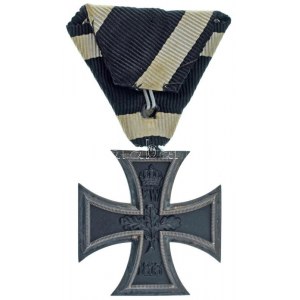 Német Birodalom 1914. Vaskereszt 2. osztály kitüntetés mellszalagon T:AU,XF kis korrózió Nemecká ríša 1914. ...