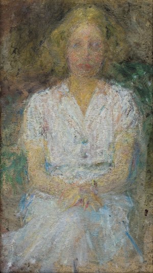 Boznańska Olga, PORTRET LEKARKI DR JANINY ROMANOWEJ, 1934