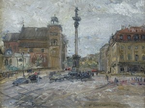 Zakrzewski Włodzimierz, WARSZAWA. WIDOK NA KOŚCIÓŁ ŚW. ANNY, 1963