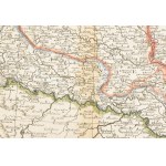 Magyarország, Erdély és Szlavónia rézmetszetű térképe. Bal felső sarkában kartus felirata : Wenzely, A(nton)...
