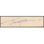 Jurij Alekszejevics Gagarin (1934-1968) szovjet űrhajós autográf aláírása alkalmi borítékon ...