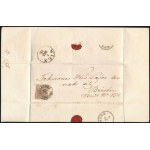 1853 Deák Ferenc (1803-1876) államférfi, miniszter autográf levele Kehidai birtokáról Bécsbe. A címzett Kis(s...