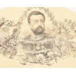 1882 Első Budapesti Hadastyán Egizio, decoratore, litografo e lettore, Zsák Hugó (1844-1915) è un uomo...