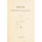 Király Pál: Dacia provincia Augusti I-II. köt. Történeti Nép- és Földrajzi Könyvtár XLVII-XLVIII. köt. Nagybecskerek...