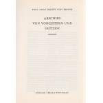 Pálffy, Paul graf von Erdőd: Abschied von Vorgestern und Gestern. (Dedikált.) Stuttgart, (1961). Schuler Verlag ...