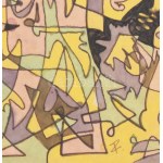 ef Zámbó István (1950): Absztrakt táj. Akvarell, tus, papír. Jelezve jobbra lent: ZI monogrammal. Proveniencia: 41...