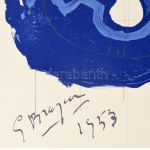 Georges Braque (1882-1963): Madár (cím nélkül). Litográfia, papír. Jelzett a litográfián (G. Braque 1953 és H. ...
