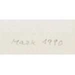 Mark (Márkus), Anna (1928-): (Márková): Geometrikus kompozíció. Szitanyomat, papír, jelzett, számozott (8/40). 45×34 cm ...