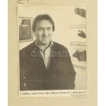 Szikora Tamás (1943-2012): Cím nélkül, 1993. Vegyes technika, kollázs, applikáció, vászon, jelzett. Proveniencia...