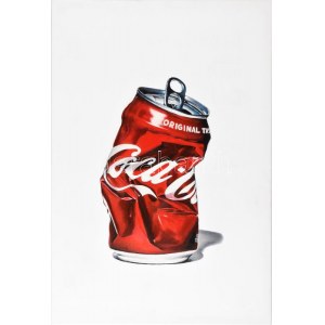 Nagy (Boglárka) Alíz (2001-): Trash. Olaj, vászon. Jelezve a hátoldalán. 70x50 cm. / oil on canvas...
