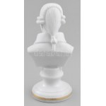 cca 1860 Kráľovská Viedeň J. Haydn büszt. Mázas és biszkvit porcelán, jelzett, kis kopással, m: 11...