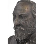 Züllich Rudolf (1813-1890): Vörösmarty, 1856. Bronz. jelzett. ho.: Züllich R. műve 1856. m...