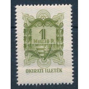 1945 1 millió P okirati illetékbélyeg (80.000)