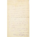1883 Jókainé Laborfalvi Róza (1817-1886) színésznő levele ifj. Ábrányi Kornél (1849-1913) író, újságíró részére...