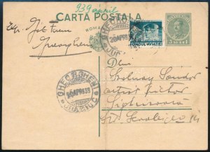 1939 Gáll Ferenc (François Gall) (1912-1987) festőművész saját kézzel írt levelezőlapja Párizsból Szolnay Sándor (1893...