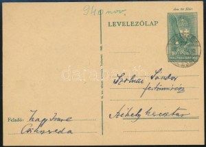 1940 Zsögödi Nagy Imre (1893-1976) erdélyi magyar festőművész autográf levelezőlapja Szolnay Sándor (1893-1950...