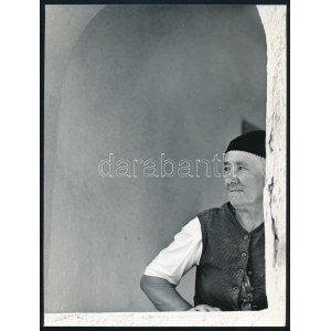 1975 Derenkó István ózdi fotóművész felvétele, 1 db vintage fotóművészeti alkotás, feliratozva...