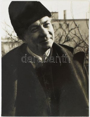 vers 1968 Ács Irén (1924-2015) : Illyés Gyula (1902-1983) Kossuth-díjas költő, író műfordító fotója...