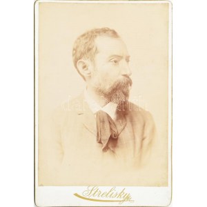 Kiss József (1843-1921) költő, szerkesztő, a Petőfi Társaság agja, a Hét főszerkesztője...