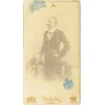 Faragó Ödön (1853-1925) kínai vámigazgató, elsőosztályú mandarin, keményhátú fotó Strelisky budapesti műterméből, 20...