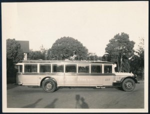 cca 1930 Pacific electric company nagy méretű társalgó busz fotója 22x16 cm ...