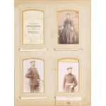 ca. 1880-1900 Családi fotóalbum 54 db fotóval, esetleg az Amerikába kivándorolt Galle porosz nemesi család albuma...